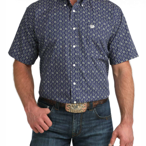 Men's Classic Fit Button-Down Western Shirt