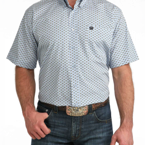 Men's Classic Fit Button-Down Western Shirt