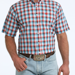 Men's Classic Fit Button-Down Western Shirt