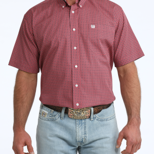 Men's Classic Fit Button-Down Western Shirt