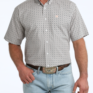 Men's Classic Fit Button-Down Western Shirt