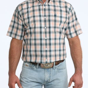 Men's Classic Fit Button-Down Western Shirt