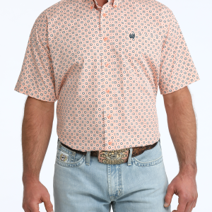 Men's Classic Fit Button-Down Western Shirt