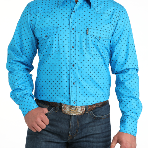 Men's Modern Fit Snap Front Western Shirt