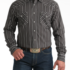 Men's Modern Fit Snap Front Western Shirt