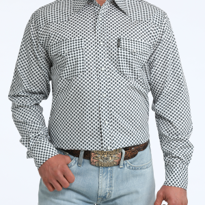 Men's Modern Fit Snap Front Western Shirt