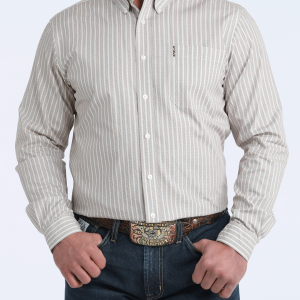 Men's Modern Fit Button-Down Western Shirt
