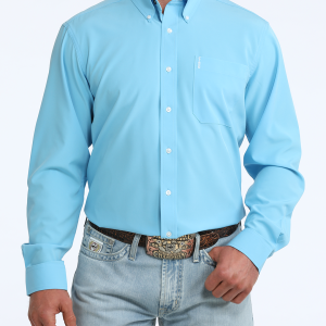 Men's ArenaFlex Modern Fit Button-Down Western Shirt