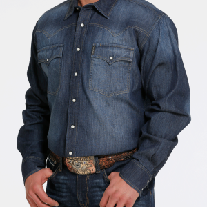 Men's Classic Fit Snap Front Western Shirt