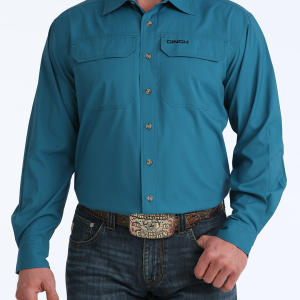 Men's Arenaflex® Button-Down Western Shirt