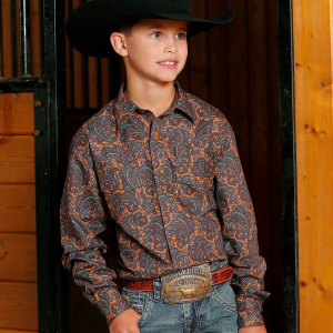 Boy's Snap Front Western Shirt