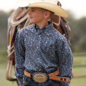 Boy's Button-Down Arenaflex® Western Shirt