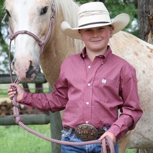 Boy's Button-Down Western Shirt