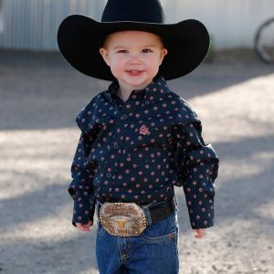 Boy's Button-Down Western Shirt