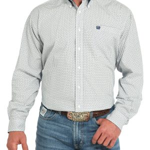 Men's Classic Fit Button-Down Western Shirt
